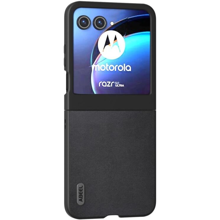 Защитный чехол ABEEL Texture Case для Motorola Razr 50 - Black: фото 2 из 6
