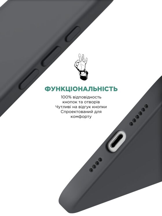 Защитный чехол ArmorStandart ICON2 MagSafe для Apple iPhone 16 Pro - Black: фото 5 из 10
