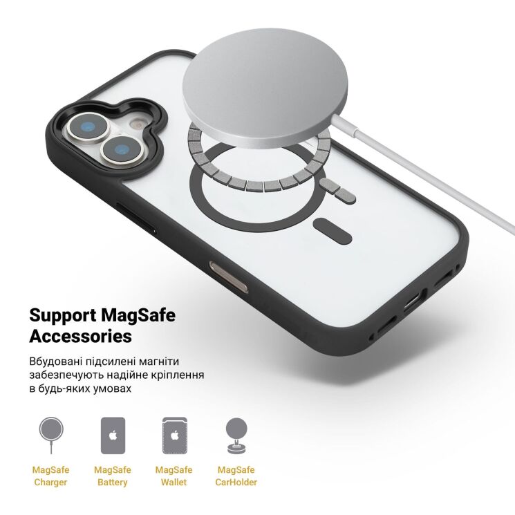 Защитный чехол ArmorStandart Unit MagSafe для iPhone 16 Plus - Lake Green: фото 5 из 6