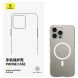 Защитный чехол BASEUS Crystal Magnetic Phone Case для Apple iPhone 16 Pro - Transparent (360541T). Фото 2 из 4