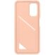 Защитный чехол Card Slot Cover для Samsung Galaxy A13 (А135) EF-OA135TPEGRU - Peach (297471P). Фото 5 из 5