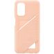 Защитный чехол Card Slot Cover для Samsung Galaxy A13 (А135) EF-OA135TPEGRU - Peach (297471P). Фото 4 из 5