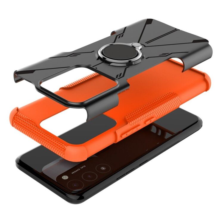 Защитный чехол Deexe Armor Bear для Tecno Spark Go 2022 (KG5m) - Orange: фото 4 из 23