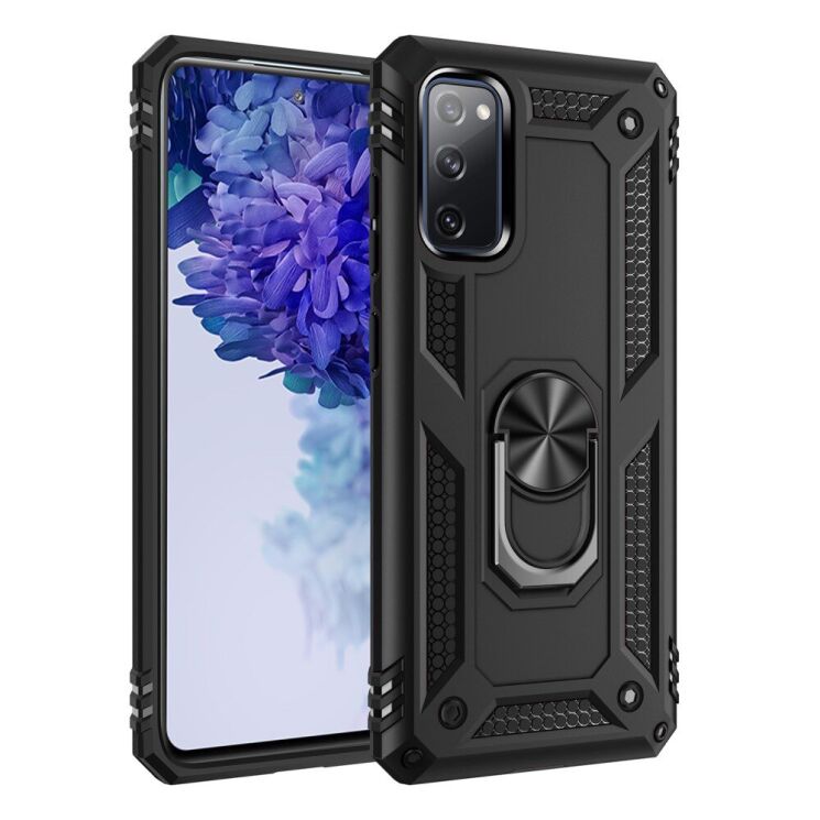 Защитный чехол Deexe Armor Case для Samsung Galaxy S20 FE (G780) - Black: фото 1 из 8