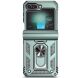 Защитный чехол Deexe Armor Case (FF) для Samsung Galaxy Flip 6 - Blackish Green (357528DG). Фото 2 из 9