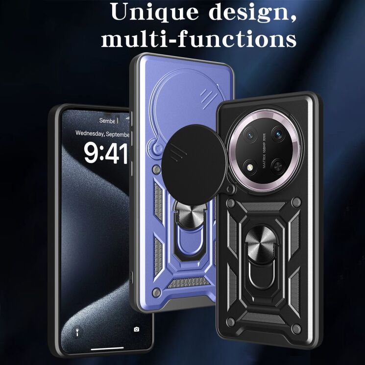 Защитный чехол Deexe Armor Shield для Honor Magic 7 Lite - Black: фото 2 из 9