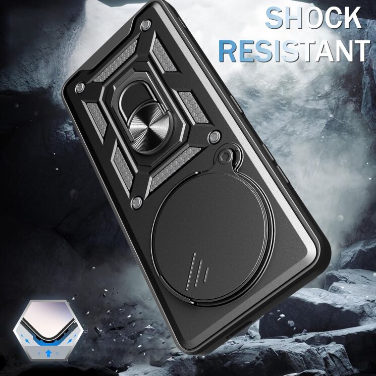 Защитный чехол Deexe Armor Shield для Honor Magic 7 Lite - Black: фото 6 из 9