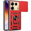 Защитный чехол Deexe Armor Shield для Infinix Note 40 - Red (351419R)