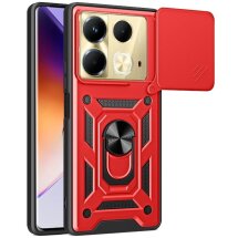 Защитный чехол Deexe Armor Shield для Infinix Note 40 - Red: фото 1 из 8