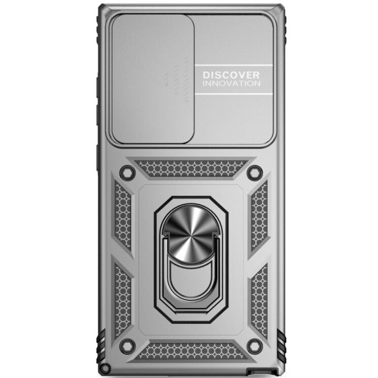 Защитный чехол Deexe Armor Shield для Samsung Galaxy S24 Ultra (S928) - Silver: фото 2 из 9