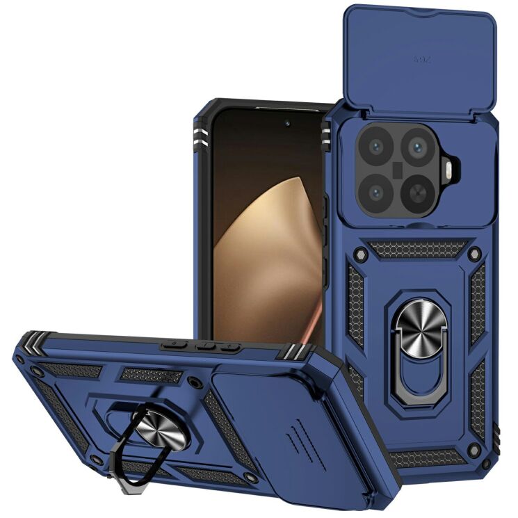 Защитный чехол Deexe Armor Shield для Xiaomi 15T Pro - Blue: фото 1 из 10