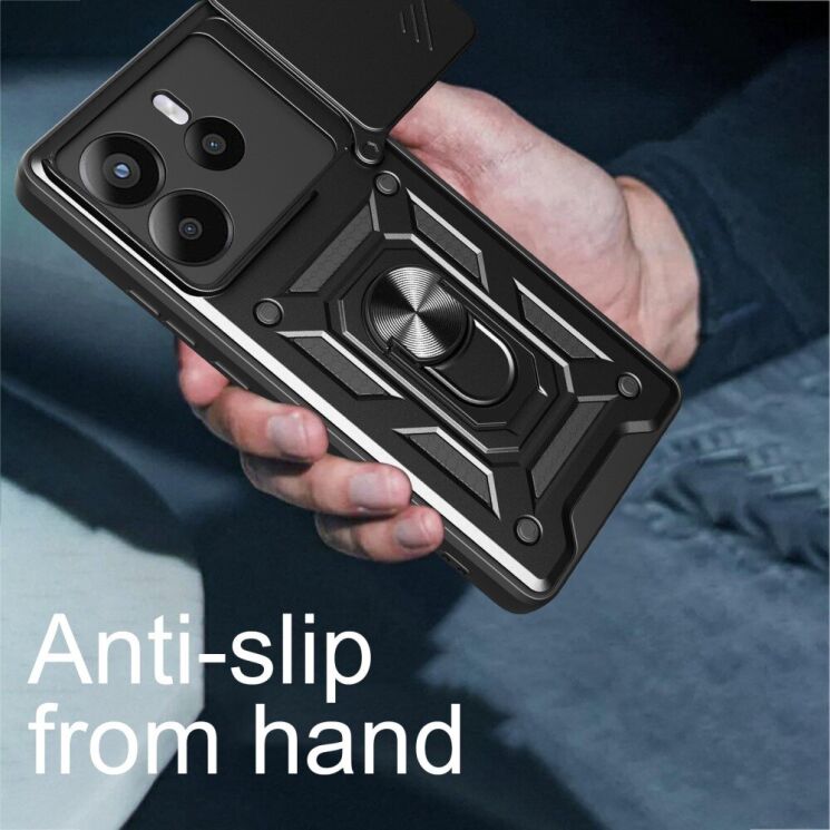 Защитный чехол Deexe Armor Shield для Xiaomi Redmi Note 14 4G - Black: фото 9 из 9