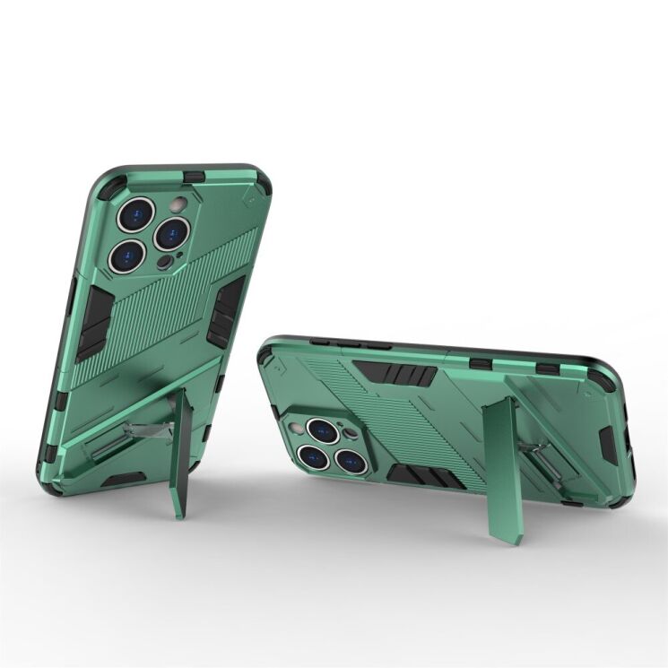 Защитный чехол Deexe Bibercas для Apple iPhone 15 Pro Max - Green: фото 2 из 7