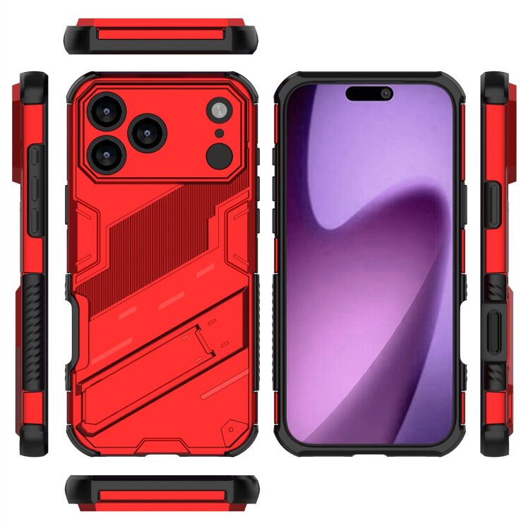 Захисний чохол Deexe Bibercas для Apple iPhone 17 Pro - Black: фото 6 з 6