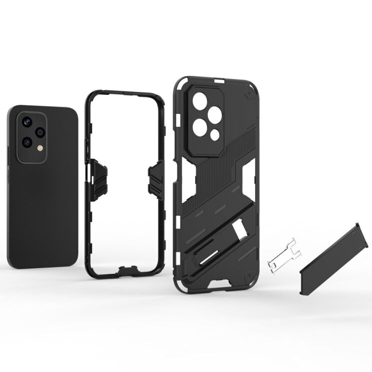 Захисний чохол Deexe Bibercas для Honor 200 Lite - Black: фото 7 з 8
