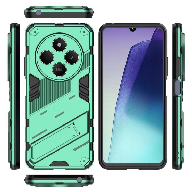Захисний чохол Deexe Bibercas для Xiaomi Redmi 14C / Redmi A4 5G / Poco C75 - Green: фото 5 з 8