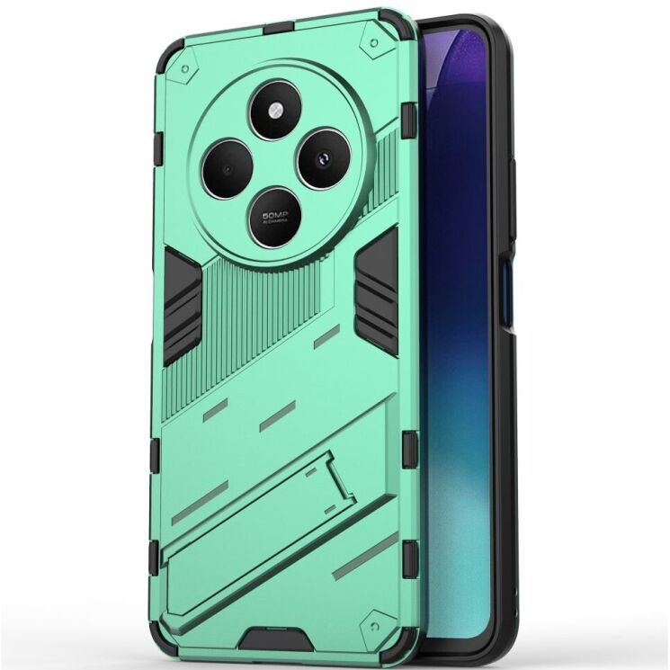 Захисний чохол Deexe Bibercas для Xiaomi Redmi 14C / Redmi A4 5G / Poco C75 - Green: фото 2 з 8