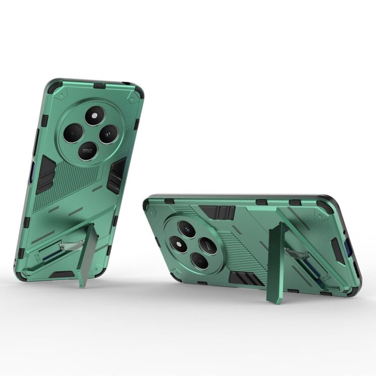Захисний чохол Deexe Bibercas для Xiaomi Redmi 14C / Redmi A4 5G / Poco C75 - Green: фото 4 з 8