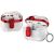 Защитный чехол Deexe Clear Luxe для Samsung Galaxy Buds 3 / Buds 3 Pro - Red: фото 1 из 8