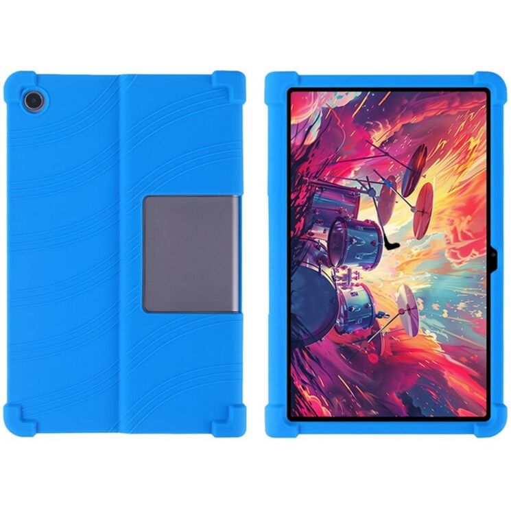 Защитный чехол Deexe Color AirBag для Lenovo Tab Plus - Dark Blue: фото 1 из 12