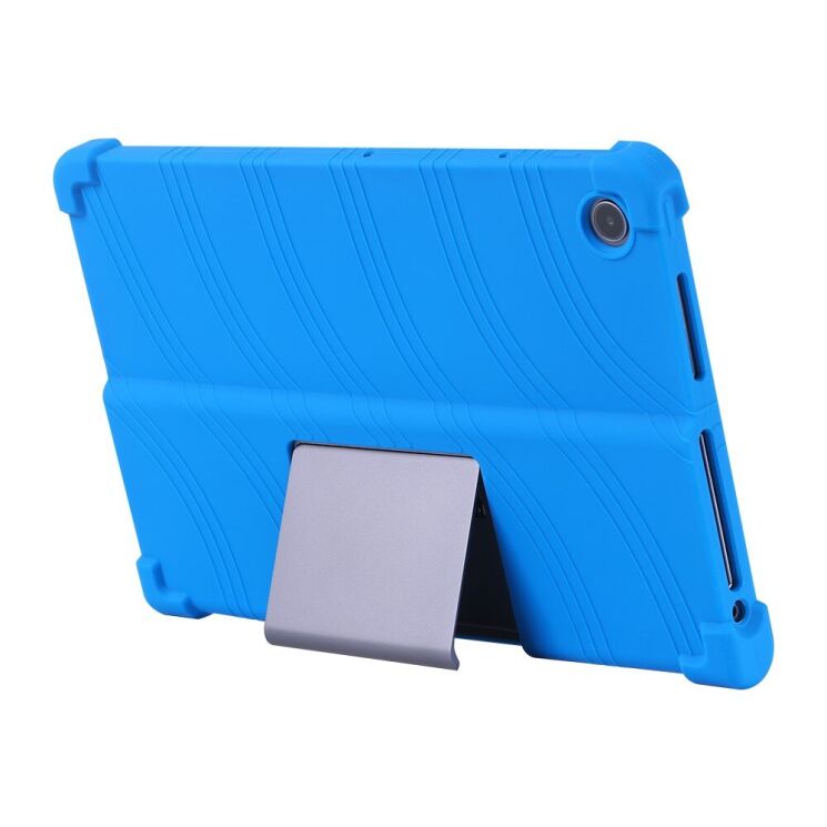 Защитный чехол Deexe Color AirBag для Lenovo Tab Plus - Dark Blue: фото 3 из 12