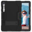 Захисний чохол Deexe Color Kickstand для Samsung Galaxy Tab S9 / S9 FE / S10 FE (X710/716/510/516/520/526) - Black (333019B)