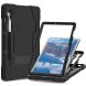 Захисний чохол Deexe Color Kickstand для Samsung Galaxy Tab S9 / S9 FE / S10 FE (X710/716/510/516/520/526) - Black (333019B). Фото 3 з 12