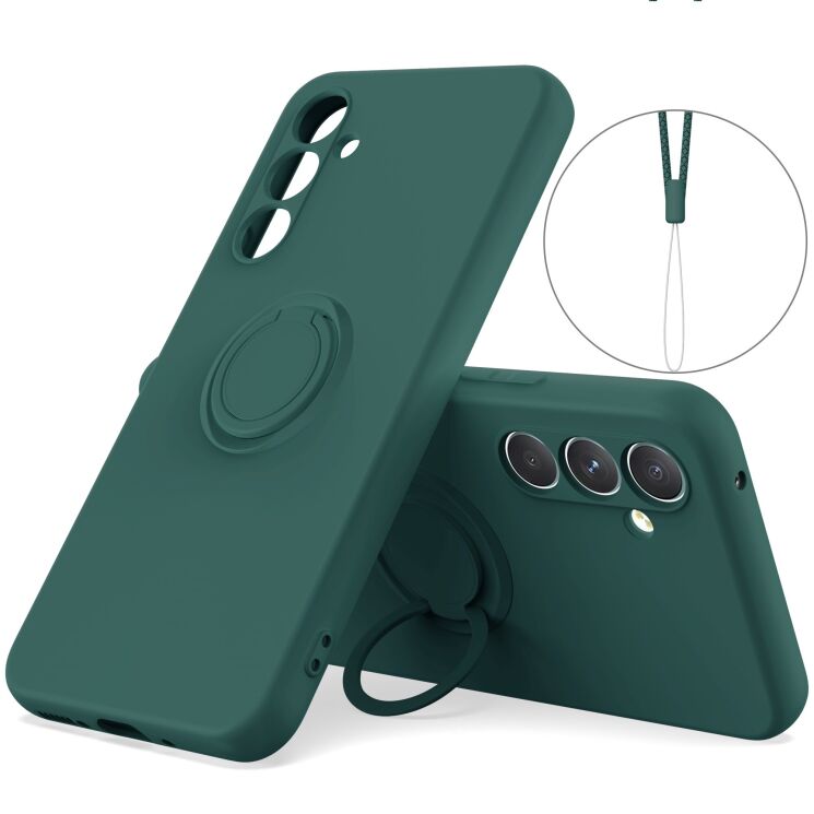 Защитный чехол Deexe Color Shell для Samsung Galaxy A17 (A175) - Blackish Green: фото 1 из 8