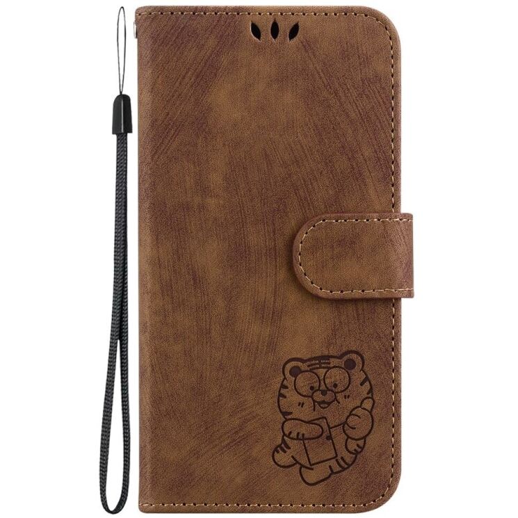 Защитный чехол Deexe Cute Tiger (FP) для Motorola Moto G24 / G04 / G04s / E14 - Brown: фото 4 из 10
