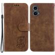 Защитный чехол Deexe Cute Tiger (FP) для Motorola Moto G24 / G04 / G04s / E14 - Brown (347806Z)
