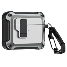 Защитный чехол Deexe Defender Pro для Apple AirPods 4 - Grey: фото 1 из 10