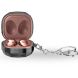 Защитный чехол Deexe Diamond Case для Samsung Galaxy Buds Live / Buds Pro / Buds 2 / Buds 2 Pro / Buds FE - Transparent Black (267825H). Фото 1 из 7