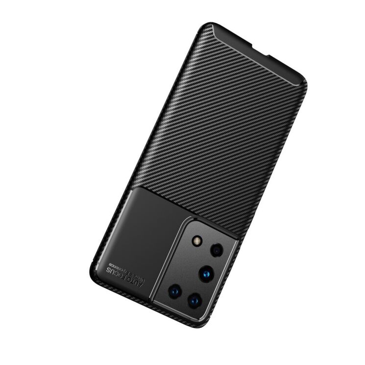 Защитный чехол Deexe Fusion для Samsung Galaxy S21 Ultra - Black: фото 7 из 17