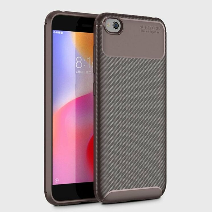 Защитный чехол Deexe Fusion для Xiaomi Redmi Go - Brown: фото 1 из 11