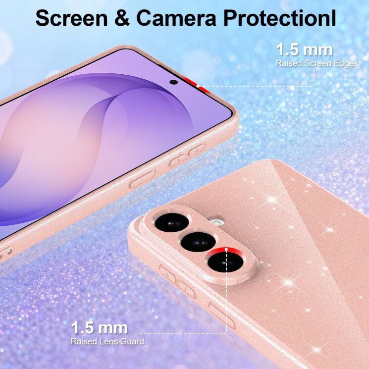 Защитный чехол Deexe Glitter Case with MagSafe для Samsung Galaxy A27 (A276) - Black (408642B) Защитный чехол Deexe Glitter Case with MagSafe для Samsung Galaxy A27 (A276) - Black: фото 4 из 8