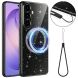 Защитный чехол Deexe Glitter Case with MagSafe для Samsung Galaxy A27 (A276) - Black (408642B). Фото 1 из 8