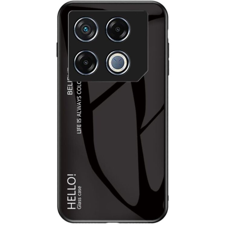 Защитный чехол Deexe Gradient Color для Infinix GT 20 Pro - Black: фото 1 из 7
