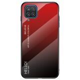 Захисний чохол Deexe Gradient Color для Samsung Galaxy A12 (A125) / A12 Nacho (A127) - Black / Red (260317BR)