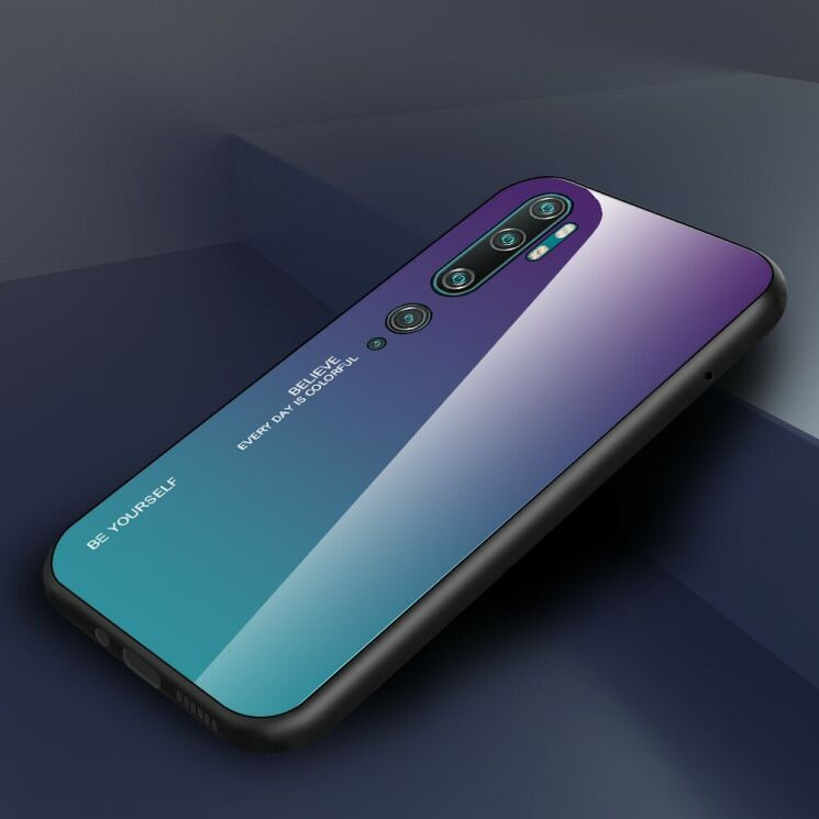 Захисний чохол Deexe Gradient Color для Xiaomi Mi Note 10 Pro - Purple/Blue: фото 3 з 13