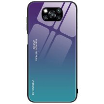 Защитный чехол Deexe Gradient Color для Xiaomi Poco X3 / Poco X3 Pro - Purple / Blue: фото 1 из 14