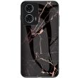 Защитный чехол Deexe Gradient Pattern для Motorola Moto G24 Power - Black / Gold (347918BF)