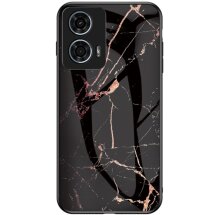 Защитный чехол Deexe Gradient Pattern для Motorola Moto G24 Power - Black / Gold: фото 1 из 8