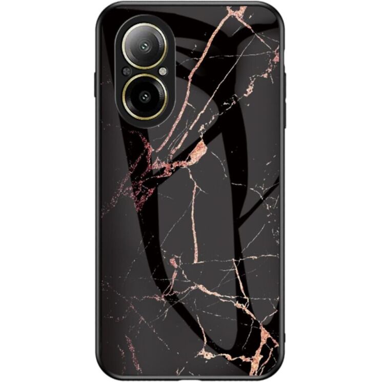 Защитный чехол Deexe Gradient Pattern для Realme C67 - Black / Gold: фото 1 из 9