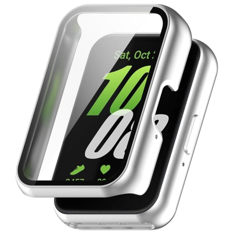 Защитный чехол Deexe Hard Frame для Samsung Galaxy Fit 3 - Matte Silver: фото 1 из 8