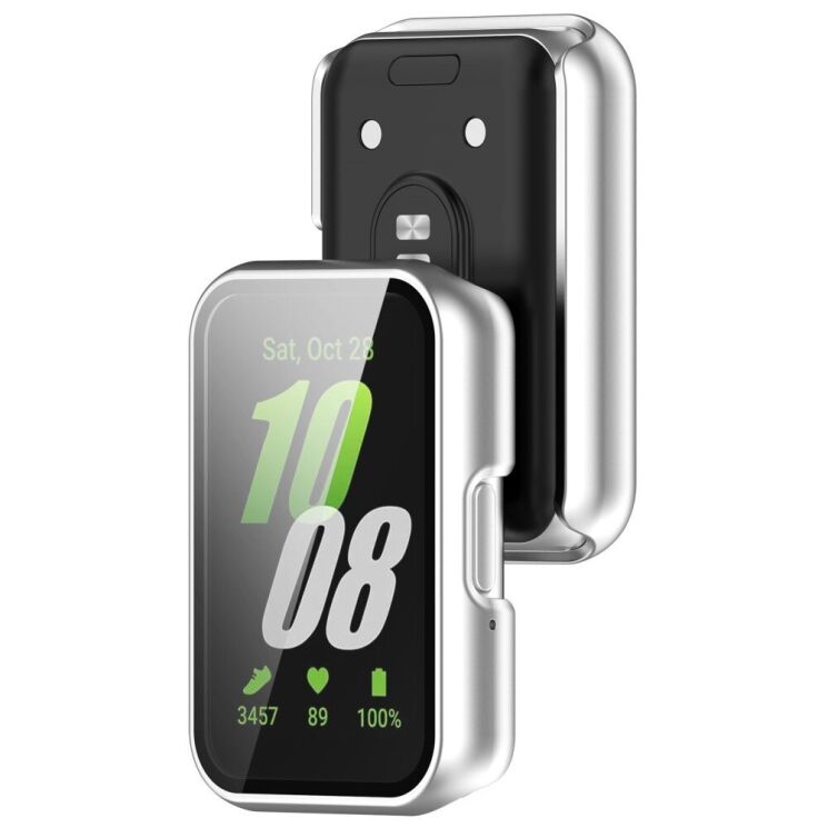 Защитный чехол Deexe Hard Frame для Samsung Galaxy Fit 3 - Matte Silver: фото 7 из 8
