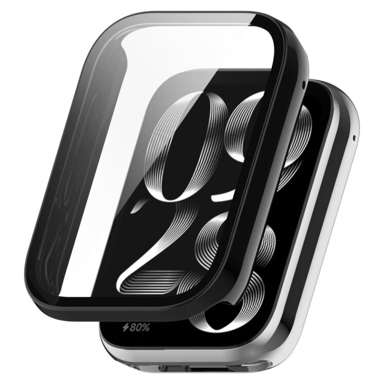 Защитный чехол Deexe Hard Frame для Xiaomi Mi Smart Band 8 Pro - Black: фото 1 из 8