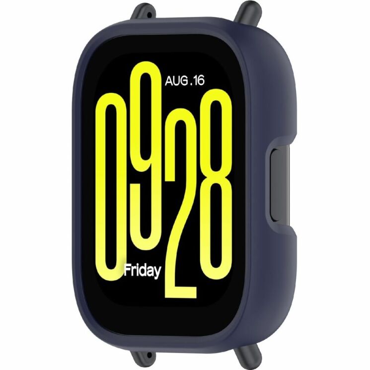 Защитный чехол Deexe Hollow Frame для Xiaomi Redmi Watch 5 Active - Midnight Blue: фото 2 из 6