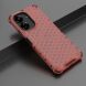 Защитный чехол Deexe Honeycomb Series для Xiaomi Redmi 13C / Poco C65 - Red (342576R). Фото 2 из 5