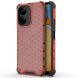 Защитный чехол Deexe Honeycomb Series для Xiaomi Redmi 13C / Poco C65 - Red (342576R). Фото 1 из 5