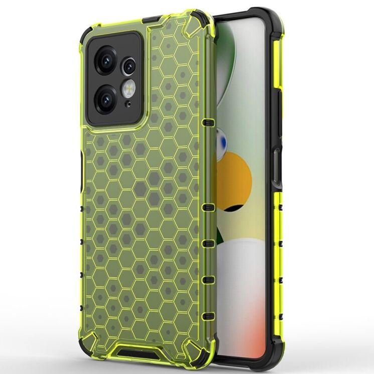 Защитный чехол Deexe Honeycomb Series для Xiaomi Redmi Note 12 - Green: фото 1 из 5